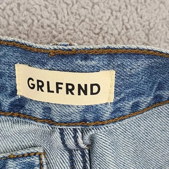 GRLFRND x Revolve The Bella Low Rise Boyfriend Baggy Jeans 27 Distressed 27CT - Picture 4 of 11